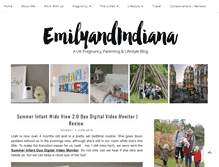 Tablet Screenshot of emilyandindiana.com